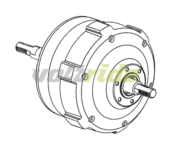 Dualtron X Rear Motor Assembly