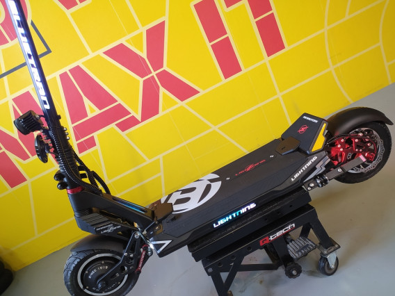 Bluetran lightning - ridden for 44 km