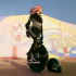 InMotion V8S (728Wh) - Rubber black color